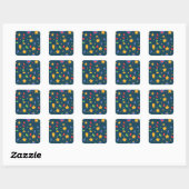Shine bright this season! vierkante sticker (Vel)