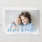 Shine Bright | Volledige foto Chanoeka Kaart (Voorkant)