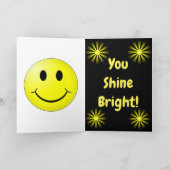 'Shine Bright' Wenskaart Kaart (Binnen)