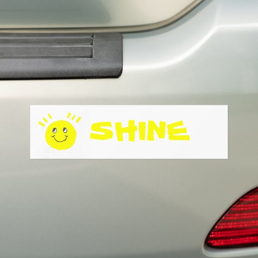Shine Bumpersticker (Op auto)