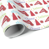 Shine Cheer Believe Cadeaupapier (Rol Hoek)