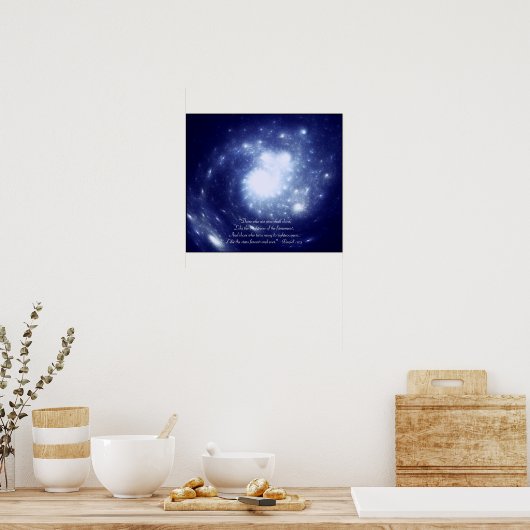 "Shine" Daniel 12:3 Poster (Keuken)