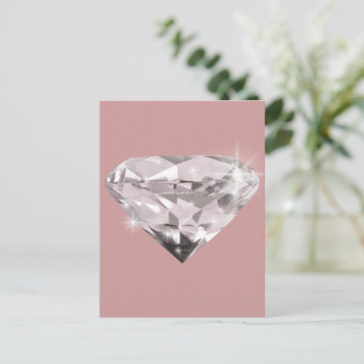 Shine Diamond Briefkaart (Staand voorkant)