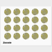 Shine - Fractal Ronde Sticker (Vel)