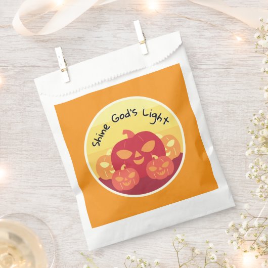 Shine God's Light Halloween Favoriete Tassen Bedankzakje (Geknipt)