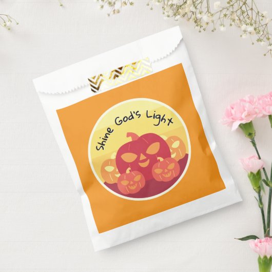 Shine God's Light Halloween Favoriete Tassen Bedankzakje (Gezegeld)