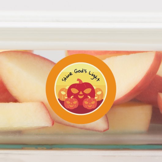 Shine God's Light Halloween Waterdichte Labels (Aangebracht)