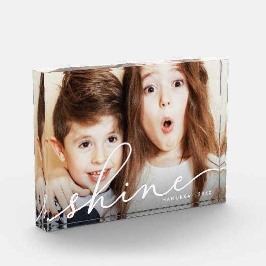 Shine | Hanukkah-fotoblok Fotoblokken (Links)