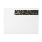 Shine Happy Holiday Lettering Return Address Label (Achterkant)