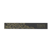 Shine Happy Holiday Lettering Return Address Label (Individueel)