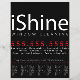 Shine. Huishoudelijk wasprogramma Flyer