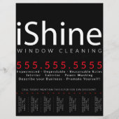 Shine. Huishoudelijk wasprogramma Flyer (Voorkant)
