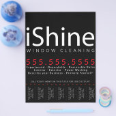Shine. Huishoudelijk wasprogramma Flyer (Enkel)