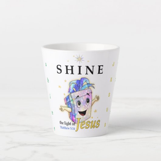 Shine Jesus Shine Latte Mok (Voorkant)