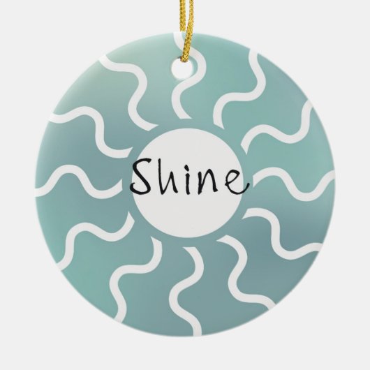 Shine Keramisch Ornament (Voorkant)