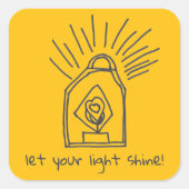 Shine Lantern sticker (Voorkant)