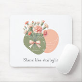 Shine Like Starlight tekst Roze Anjer Steenbok Muismat (Met muis)