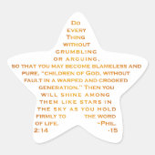 Shine Like Stars Star Stickers (Voorkant)
