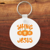 Shine Like The Light Of Jesus Christian Jack O Lan Sleutelhanger (Voorkant)