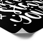 Shine Like The Star You Are Motivational Quote  Poster (Hoek)