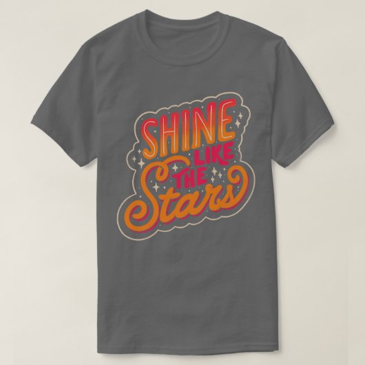 Shine Like The Stars van Tobe Fonseca T-shirt (Design voorkant)