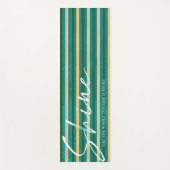 Shine like the Whole Universe is Yours Stripes Yogamat (Voorkant)