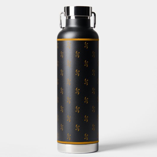 Shine logo pattern Water Bottle Waterfles (Voorkant)