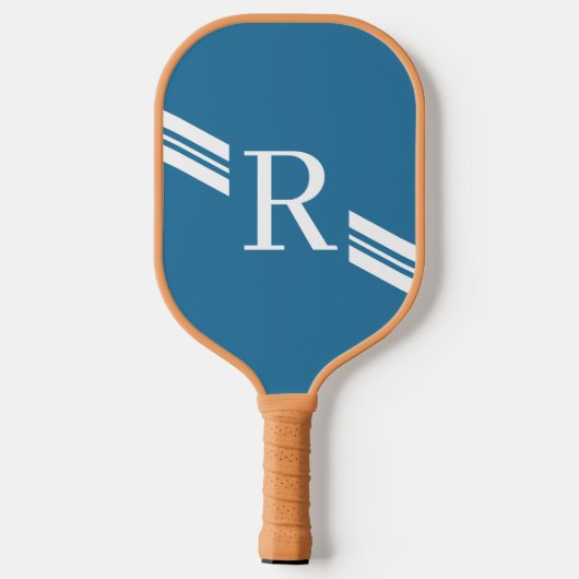 Shine Monogram Initiaal Pickleball Paddle (Achterkant)