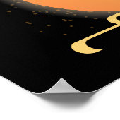 Shine Moon Konijn - Black Sky Mid-Autumn Festival Poster (Hoek)