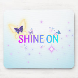 Shine On Butterfly Mousepad – Verheffende Neon Pas Muismat