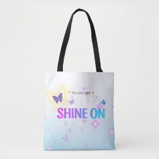 ✨ Shine on Butterfly Tas – Je bent een lichte tas