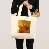 Shine On Me Duitse Herder Zwart & Tan Grote Tote Bag (Voorkant (product))