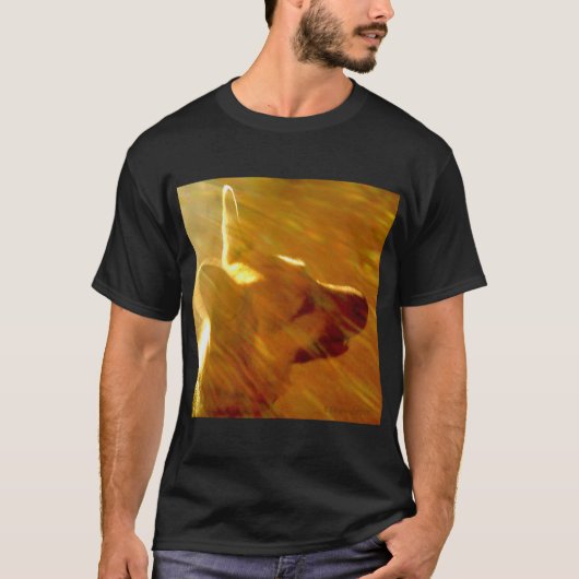 Shine On Me Duitse Herder Zwart & Tan T-shirt (Voorkant)