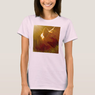 Shine On Me Duitse Herder Zwart & Tan T-shirt