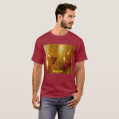 Shine On Me Duitse Herder Zwart Tan Twee Uitzichte T-shirt (Voorkant volledig)