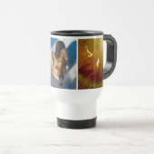 Shine On Me En Sneeuw Duitse Herder Reizen Mok (Voorkant rechts)