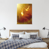 Shine On Me German Shepherd #1 Canvas Afdruk (Insitu (Slaapkamer))