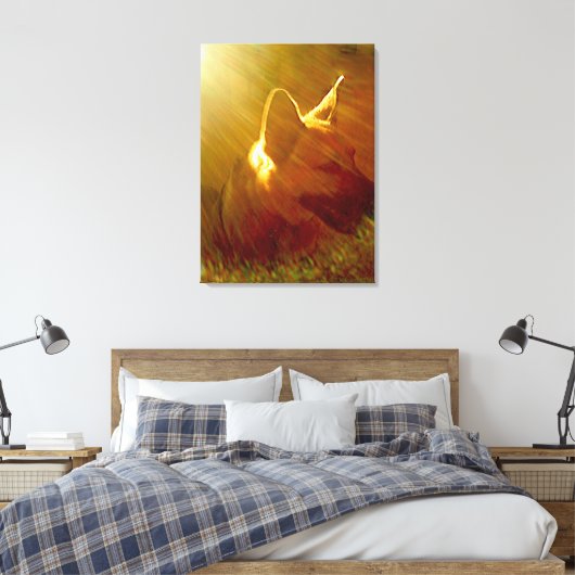 Shine On Me German Shepherd #1 Canvas Afdruk (Insitu (Slaapkamer))