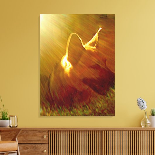 Shine On Me German Shepherd #1 Canvas Afdruk (Insitu (Woonkamer))