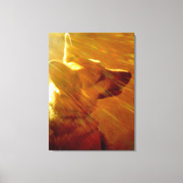Shine On Me German Shepherd #2 Canvas Afdruk