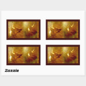 Shine On Me German Shepherd Rechthoekige Sticker (Vel)