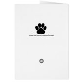 Shine On Me German Shepherd Sympathy Poem Kaart (Achterkant)