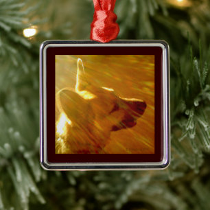 Shine On Me Heaven German Shepherd Metalen Ornament