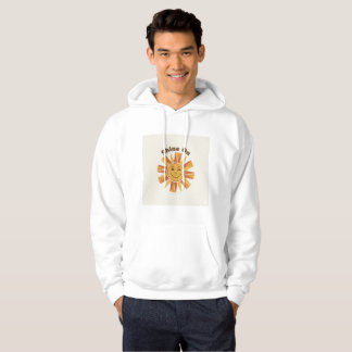 “Shine On” Positive Sun Hoodie – Unisex Inspiratio