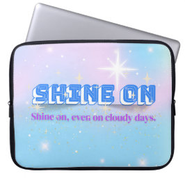 SHINE ON – Soft Rainbow Star Edition 15 inch Laptop Sleeve