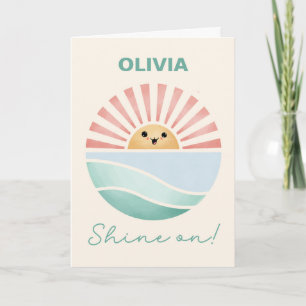 Shine on Sun denkt aan je op school Kaart