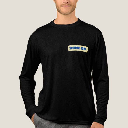 Shine on Tri-Blend shirt (Voorkant volledig)