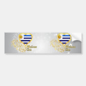 Shine on Uruguay Bumpersticker (Voorkant)