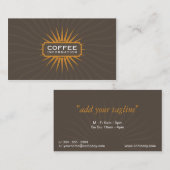 Shine Ornamental Element Visitekaartje (Voorkant / Achterkant)