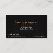 Shine Ornamental Element Visitekaartje (Achterkant)